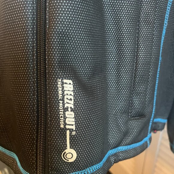 Freeze Out Thermal Protection Mens Medium Moto Jacket Full Zip Detach Sleeves - Picture 2 of 12